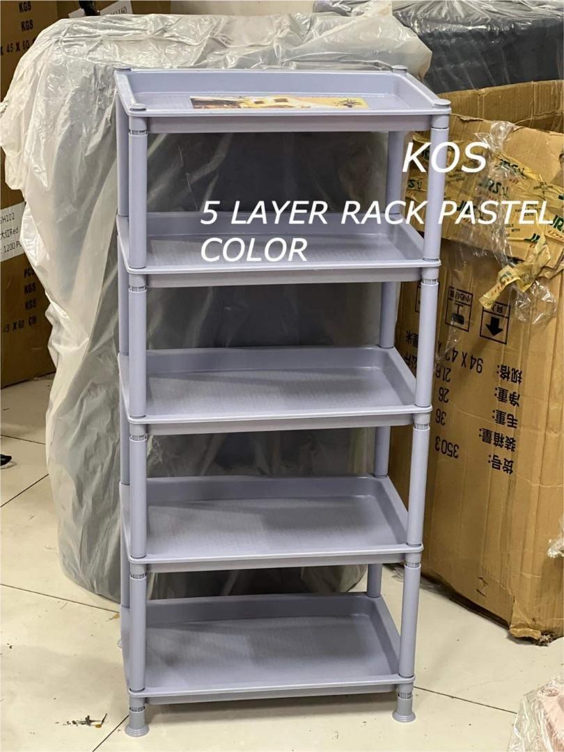 STORAGE RACK PASTEL COLOR, Furniture & Home Living, Kitchenware ...