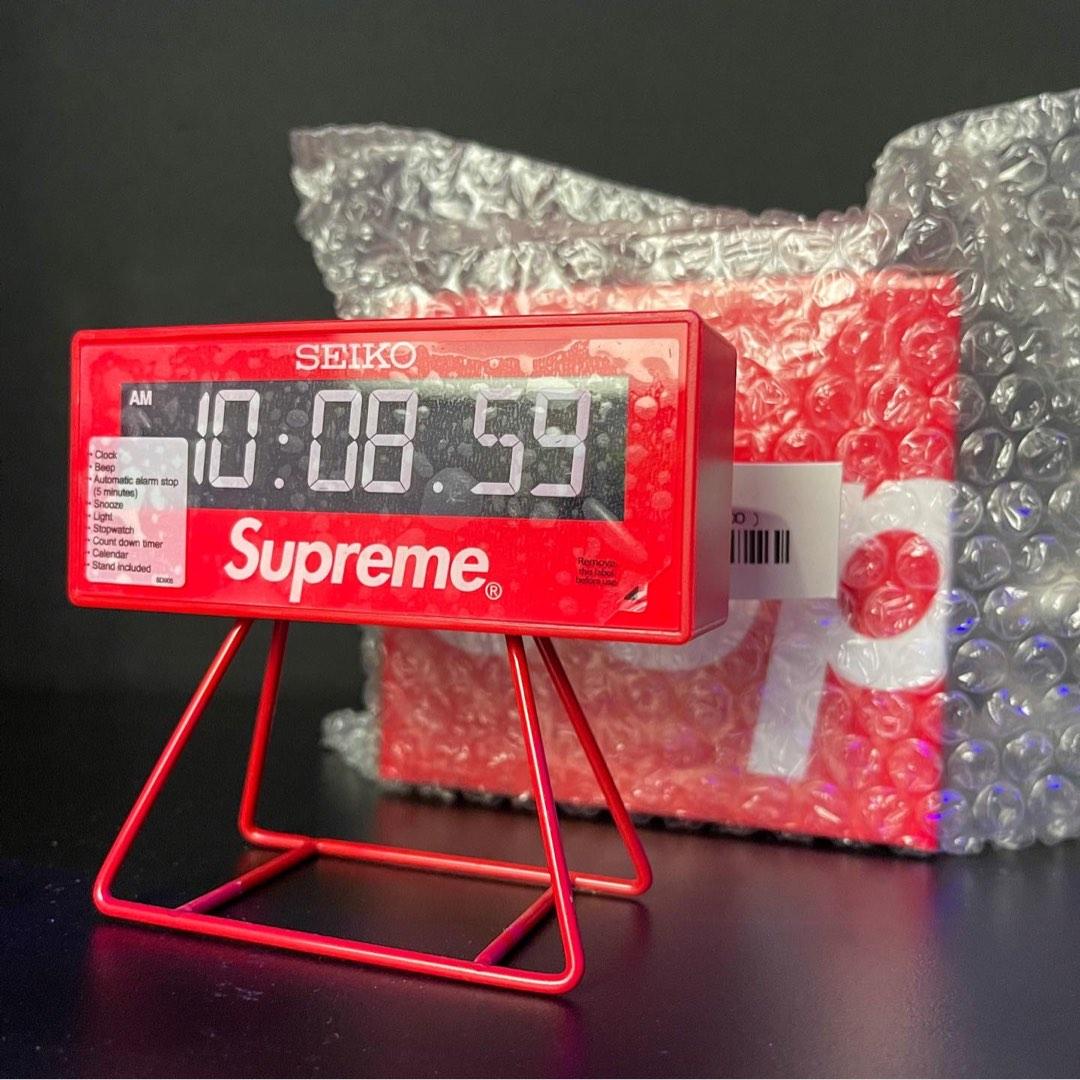 Supreme X Seiko Marathon Clock Red