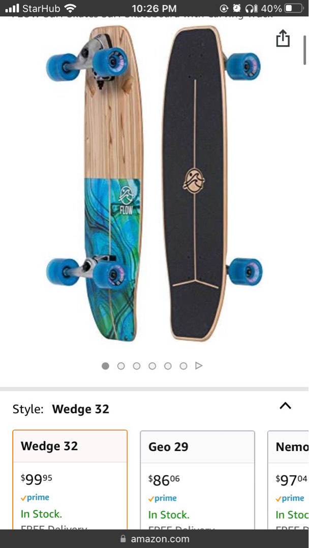 Flow wedge shop surfskate