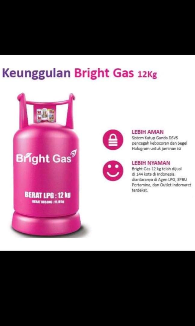 Tabung Gas Kosong Bright 12 Kg Kitchen And Appliances Di Carousell 