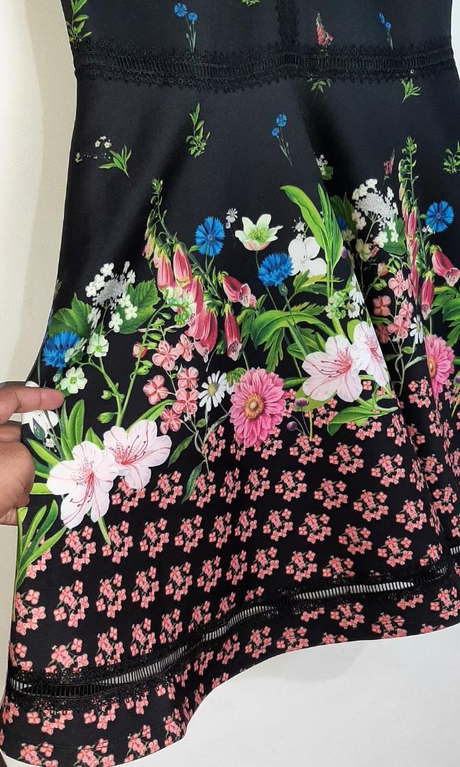 Ted Baker Daissie Florence Trim Skater Dress