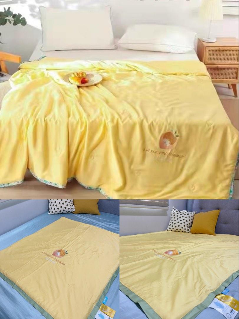 King size Tencel summer blanket (Category: Bedding & Towels) located in Singapore. Submitted by mindy_li (Listing ID 1191046206, Image 2). Description: Very soft and cooling King size: 2mx 2.4m Normal price sell at shopping center is above $80.