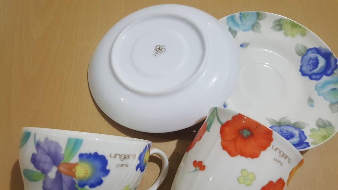 Ungaro (Category: Coffee & Tea Tableware) located in Cabarroguis. Submitted by hutchenreuther (Listing ID 1190962615, Image 3). Description: ungaro coffre cup/drinking cup/saucer okura saucer P500 + sf.