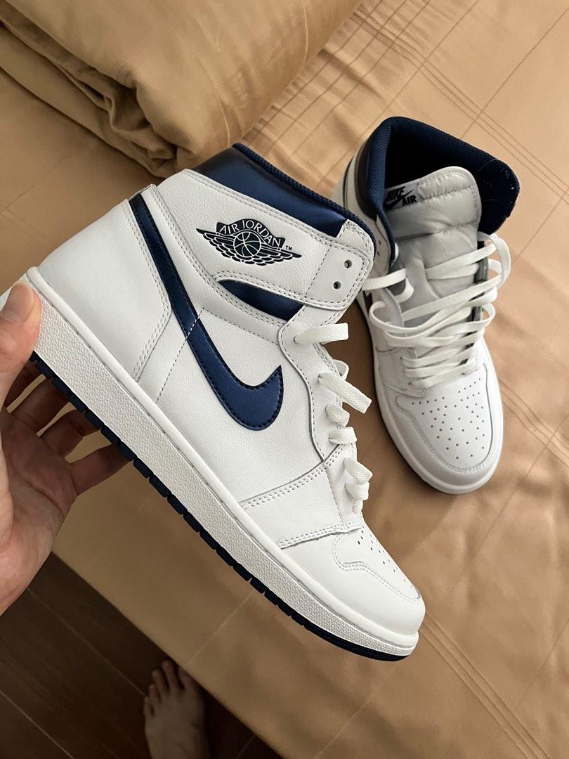 Air jordan clearance 1 metallic navy
