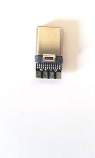 USB type C Male solder connector module