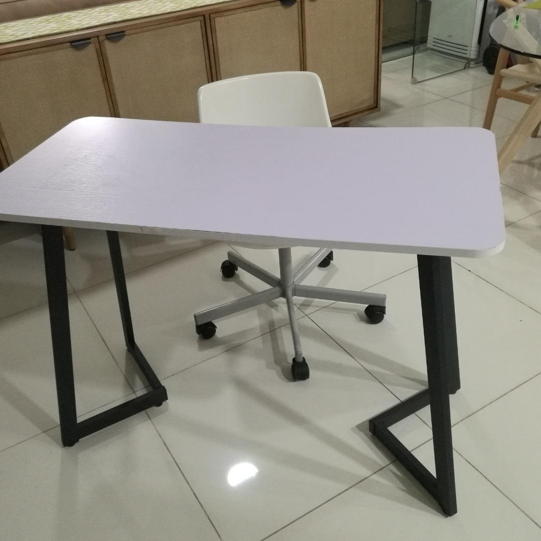Used study table with ikea chair, Furniture & Home Living, Furniture