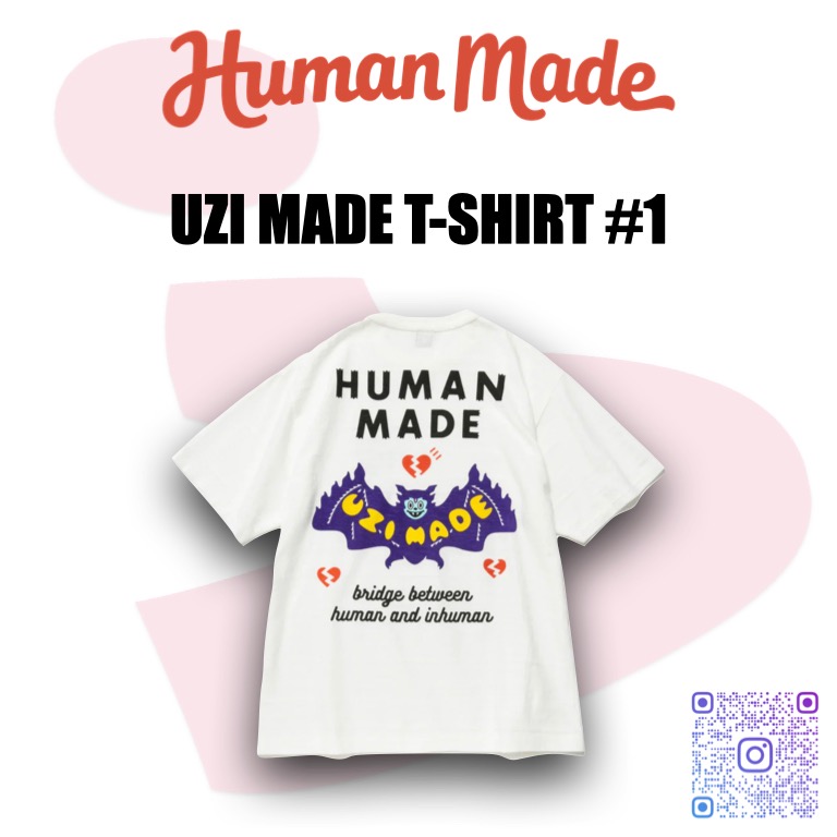 humanmade ヒューマンメイド UZI MADE T-SHIRT #1XX23TE006素材