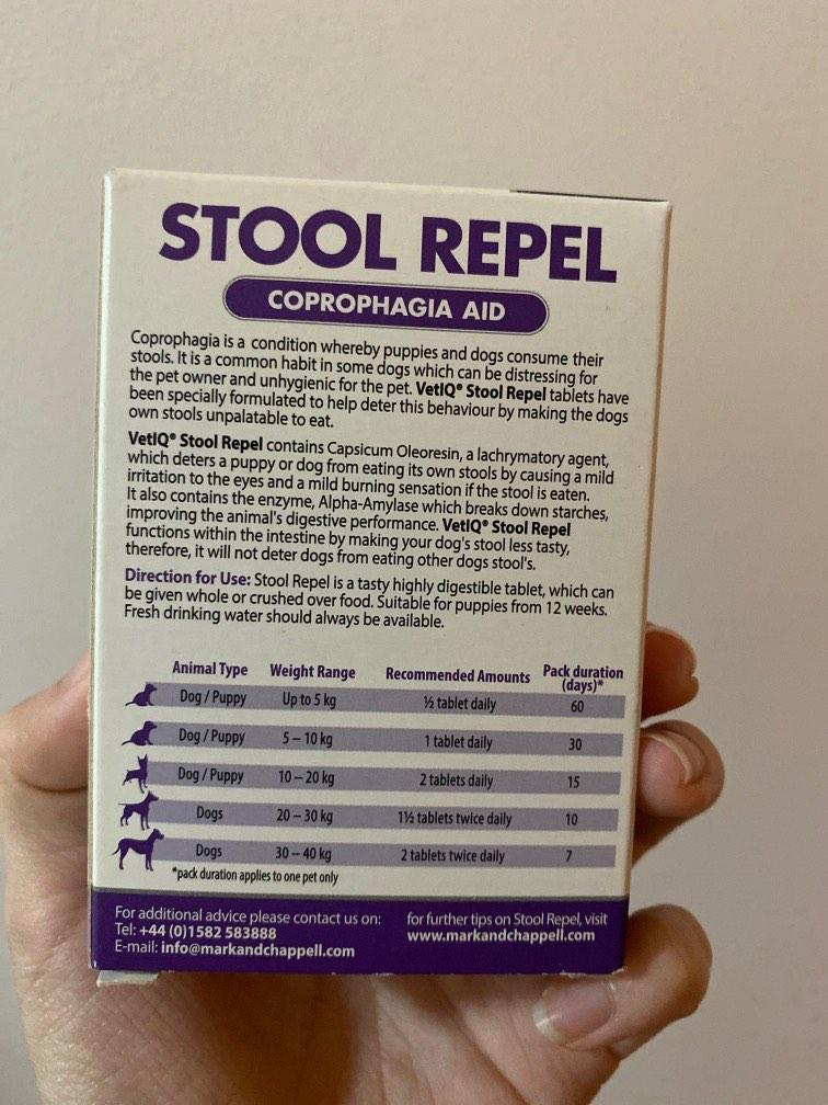 VETIQ Stool Repel tablets, Pet Supplies, Health & Grooming on Carousell