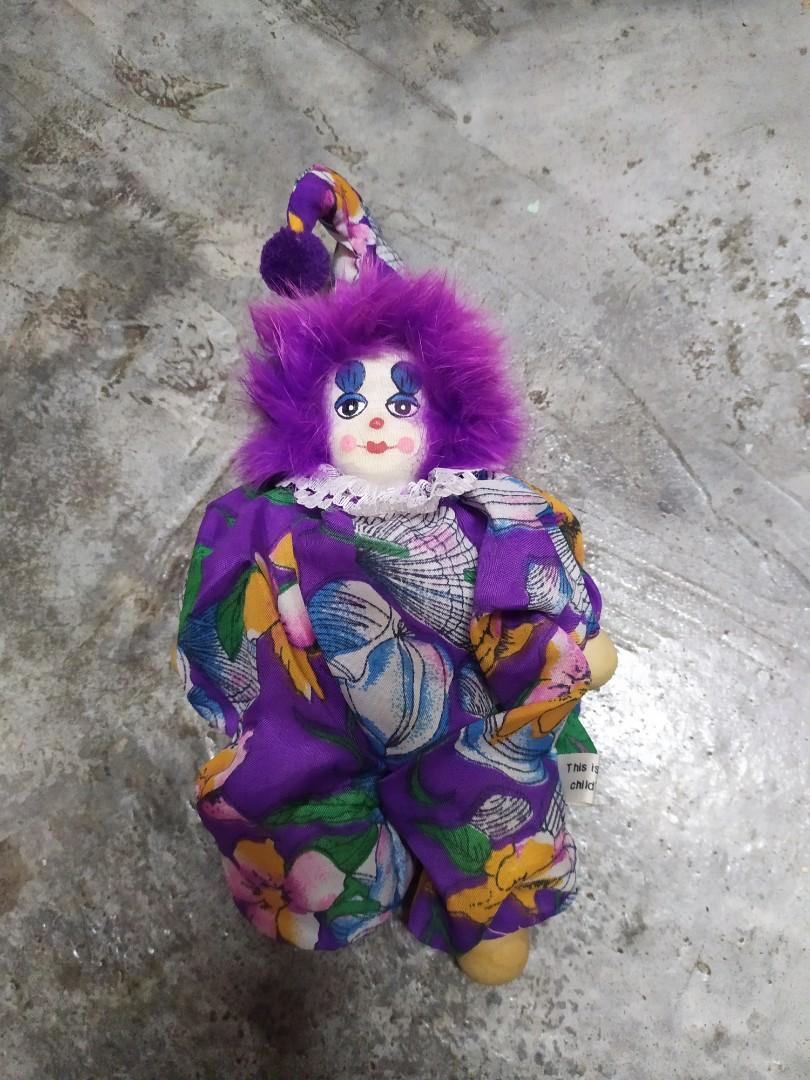 Bean bag clown doll store