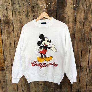 vintage 80’ sweatshirt mickey mirror california