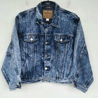 Vintage Edwin Trucker Jaket Jeans Size Fit L