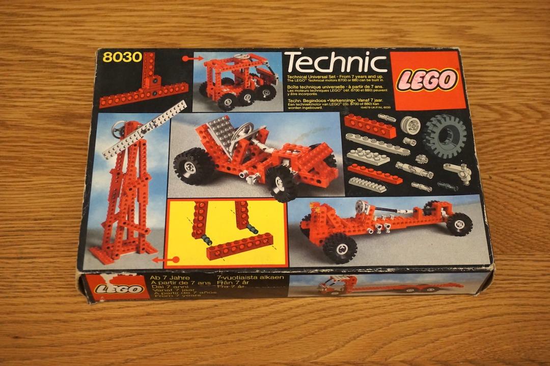 Vintage Technic LEGO set 8030 from 1982 in box Hobbies Toys