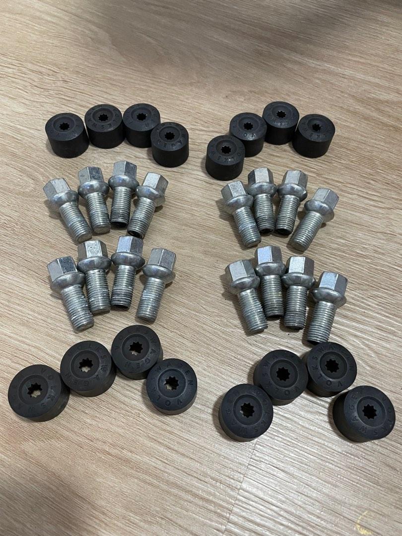 Volkswagen lock nuts, Car Accessories, Tyres & Rims on Carousell