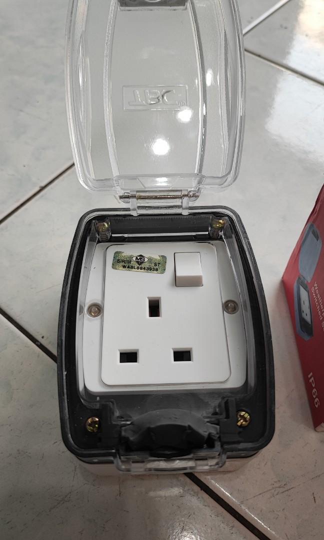 Weatherproof Outdoor Socket & Switch (IP66) Sirim Approved (New