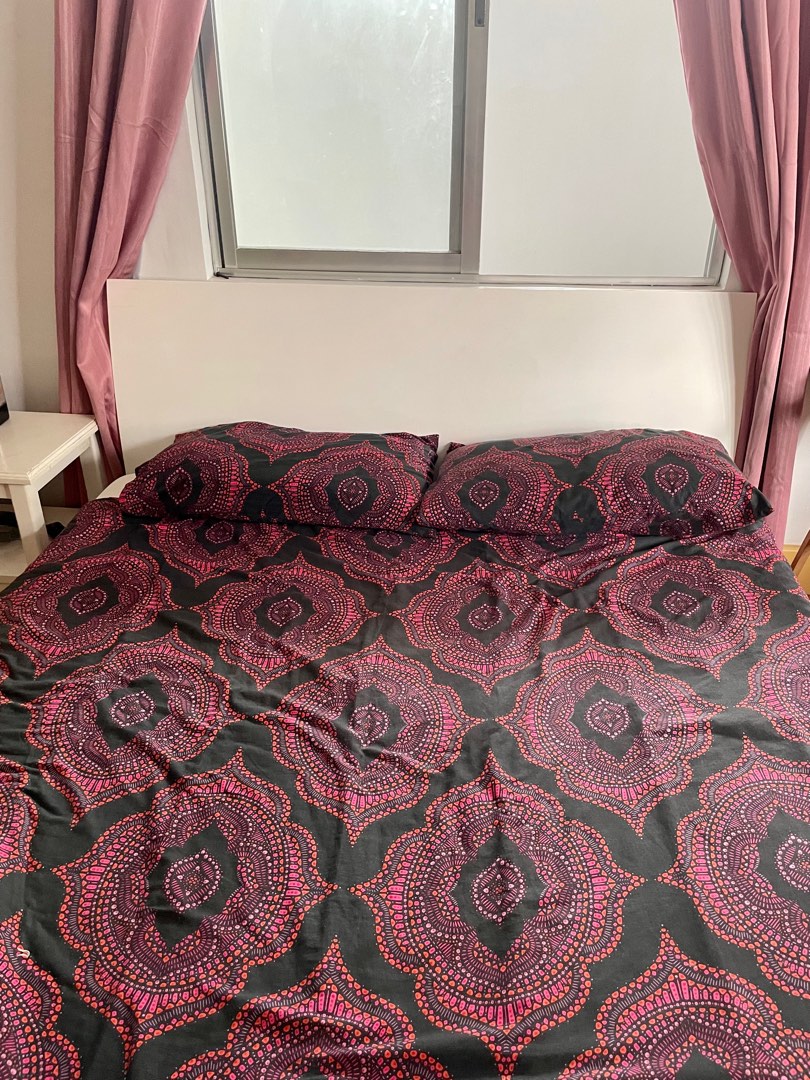 Well used QUEEN SIZE BED FRAME, Furniture & Home Living, Furniture, Bed