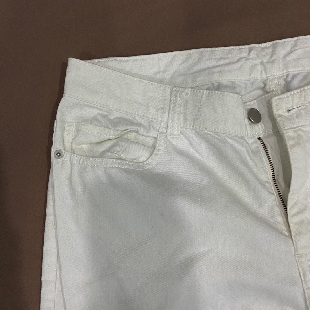 Great Description About Plus Size White Ankle Pants