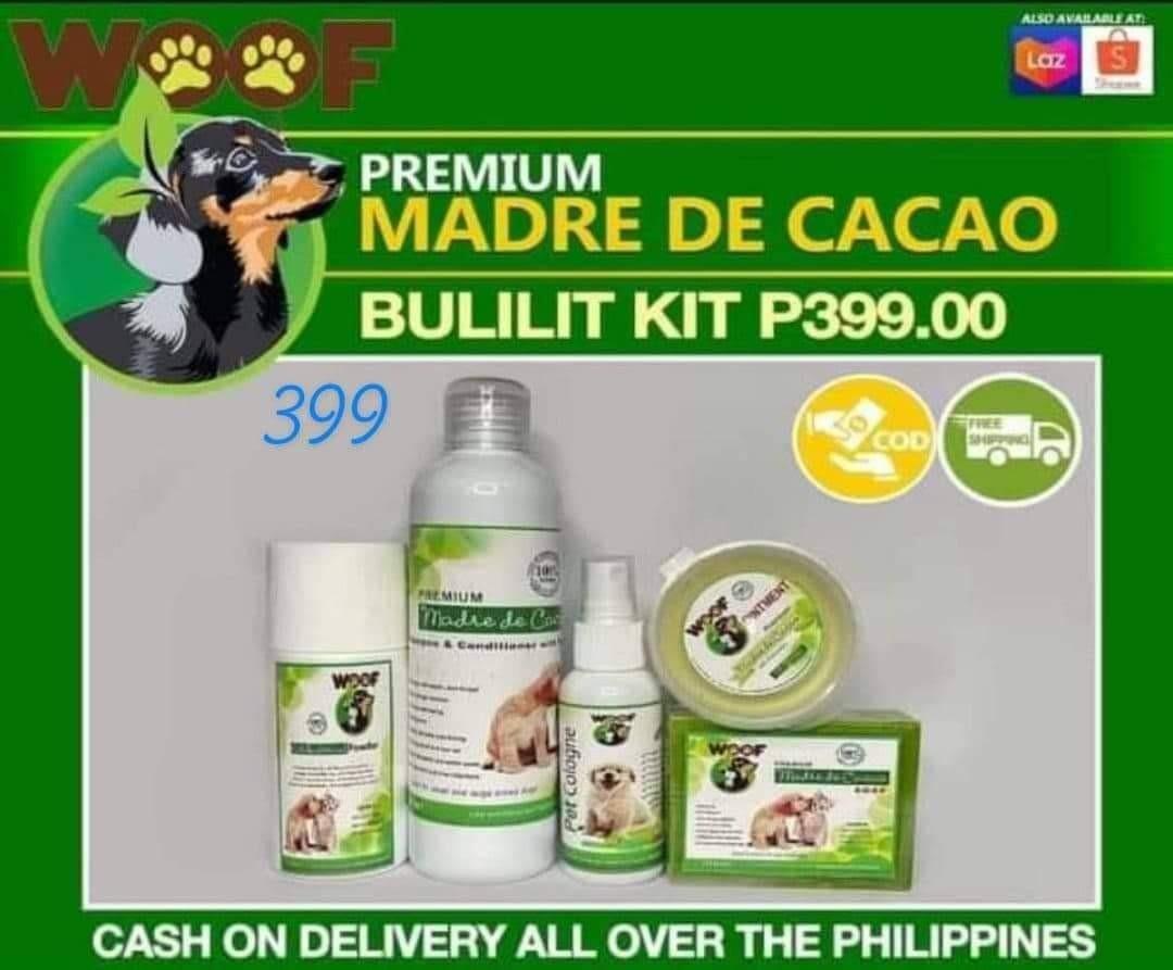 WOOF PREMIUM MADRE DE CACAO (Dog Grooming Kit) [Small Package], Pet