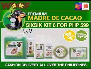WOOF PREMIUM MADRE DE CACAO (Dog Grooming Kit) [SixSik Package]