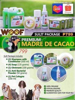 WOOF PREMIUM MADRE DE CACAO (Dog Grooming Kit) [Sulit Package]