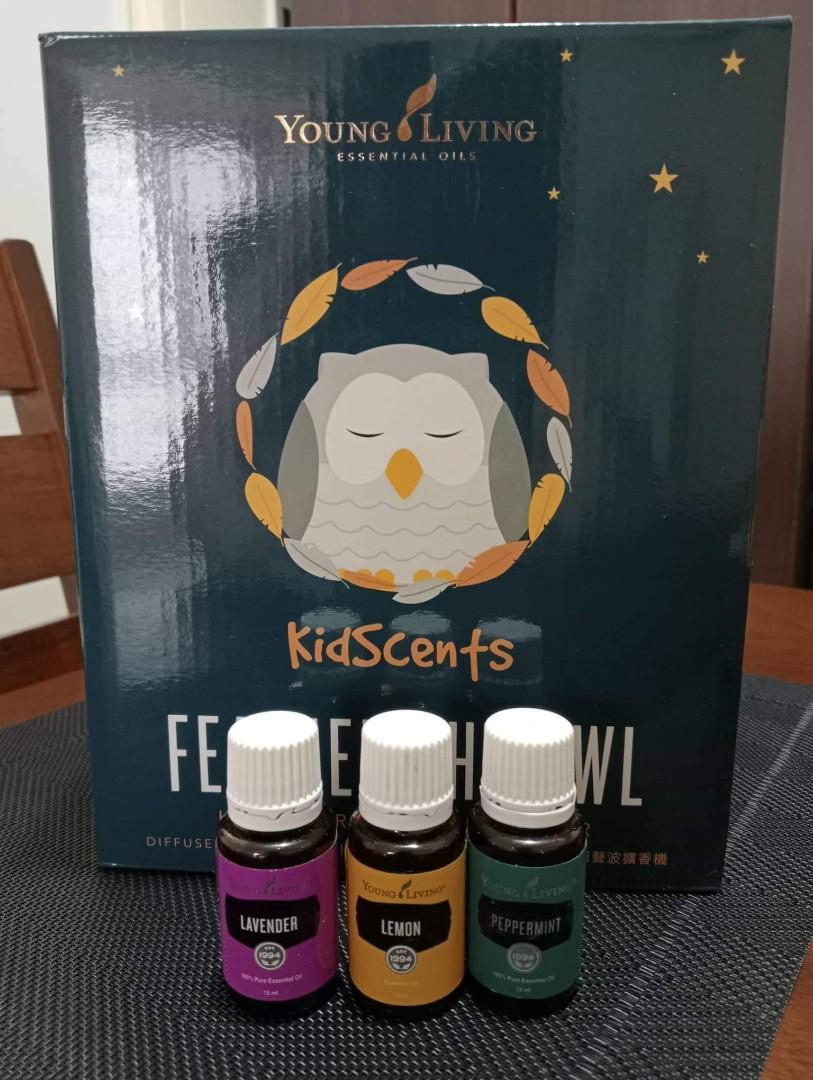 Young Living Owl Diffuser Set, Furniture & Home Living, Home Fragrance on Carousell