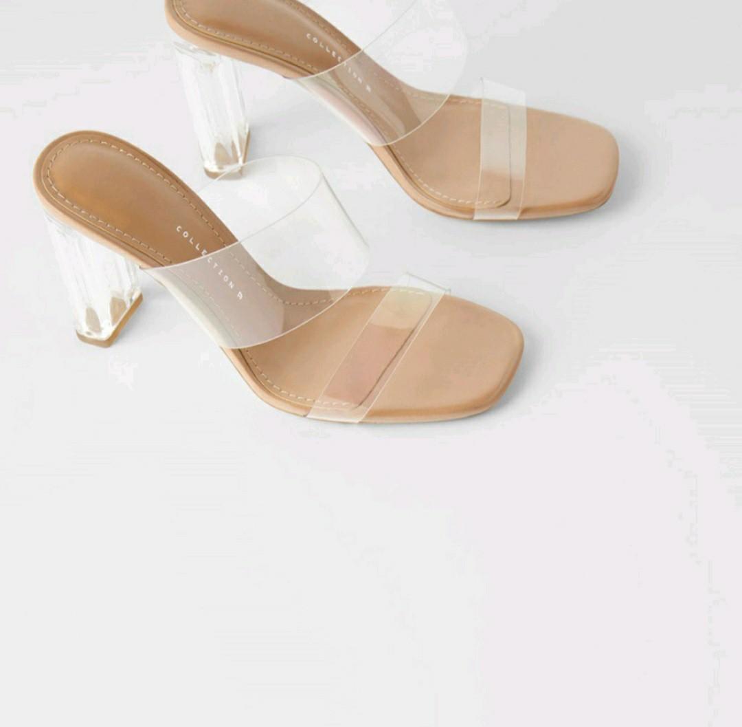 Zara Clear Plastic High Heels Women s Fashion Footwear Heels on