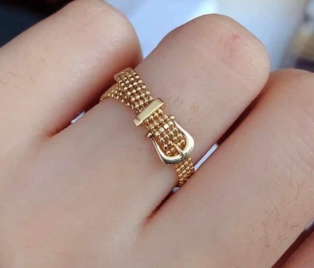 Gold ring belt sale