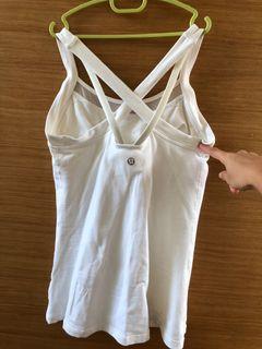 (4) Lululemon Rally Your Heart Tank - White