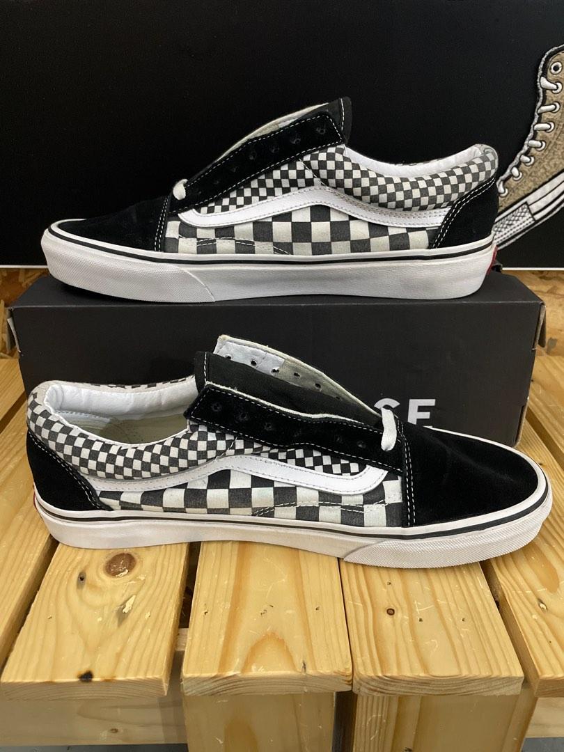 Vans old skool on sale mix checker black