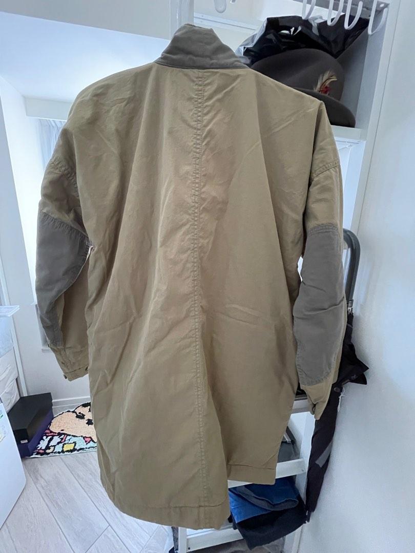 99% new Visvim Dotera Mil coat Kimono Khaki Size 1, 男裝, 外套及