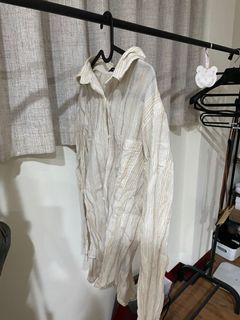 [二手］queenshop條紋襯衫