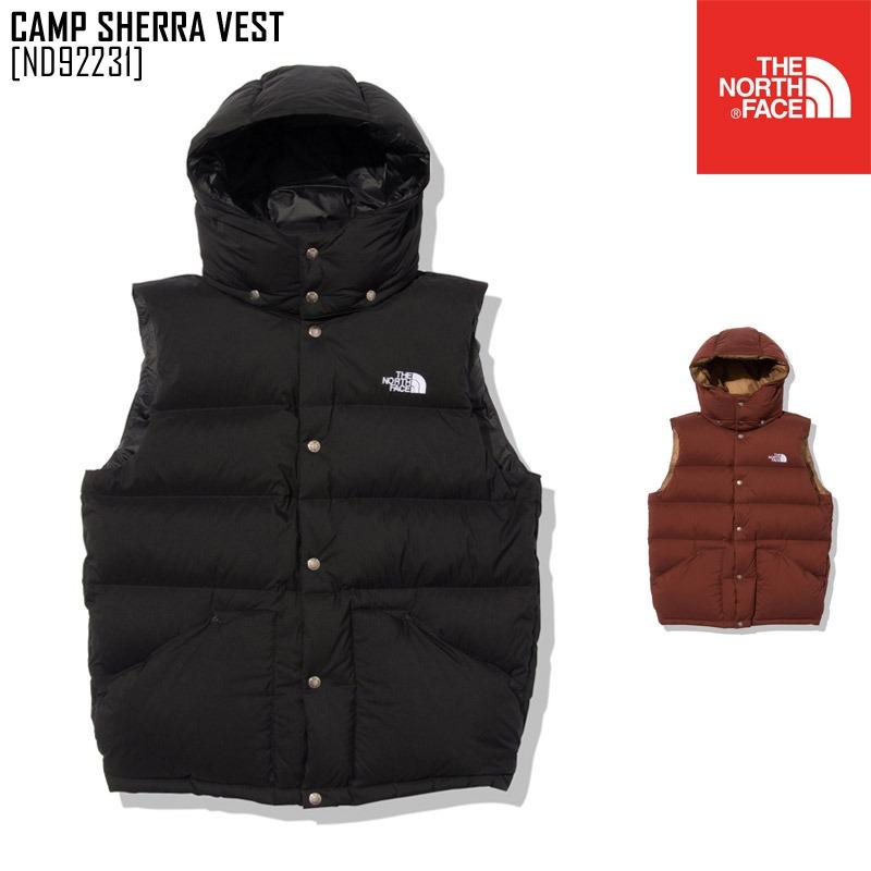 日本代購THE NORTH FACE CAMP Sierra Vest ND92231 防水再生羽絨抗靜電