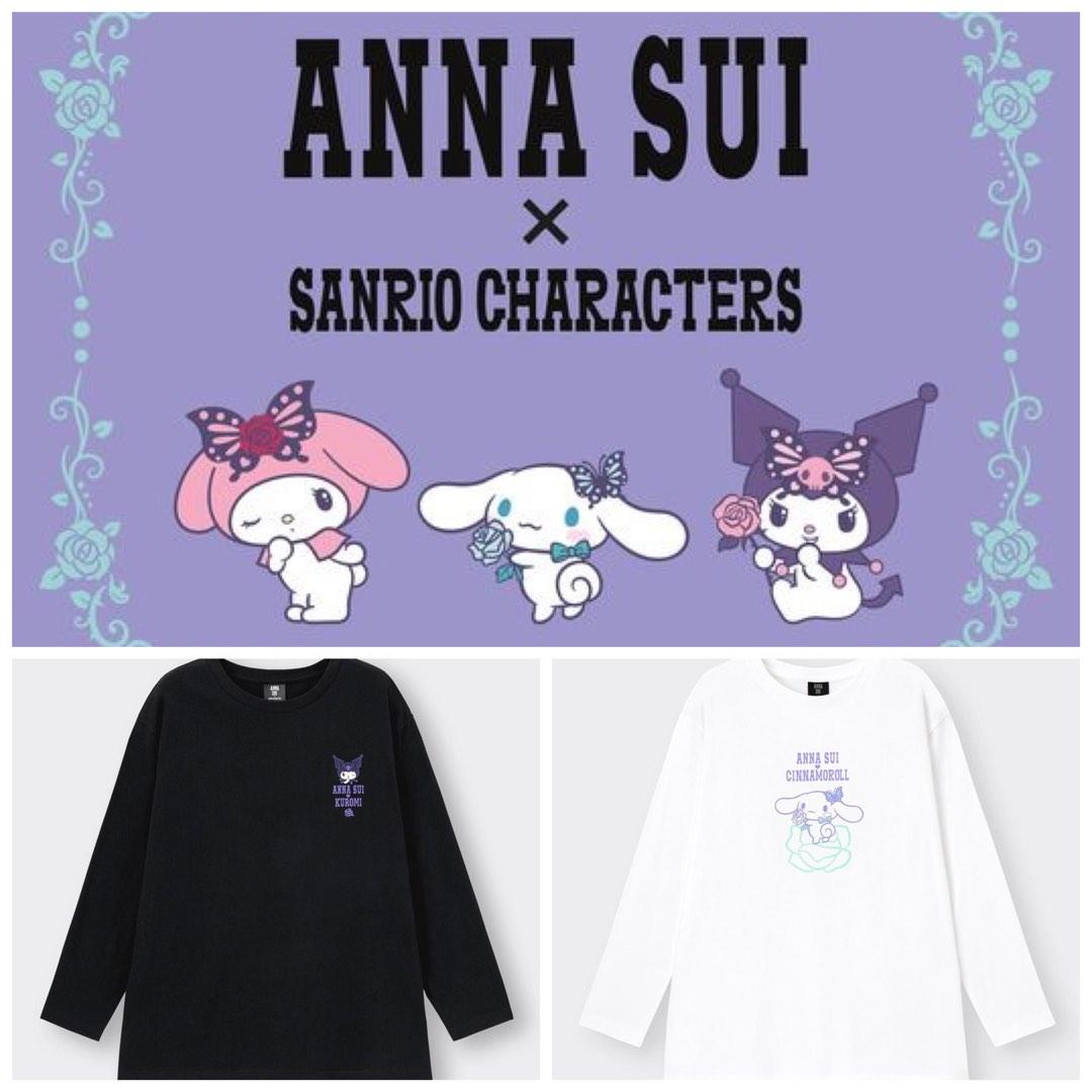 代購Anna Sui GU hoodie t-shirt melody kuromi cinnamoroll sanrio ...