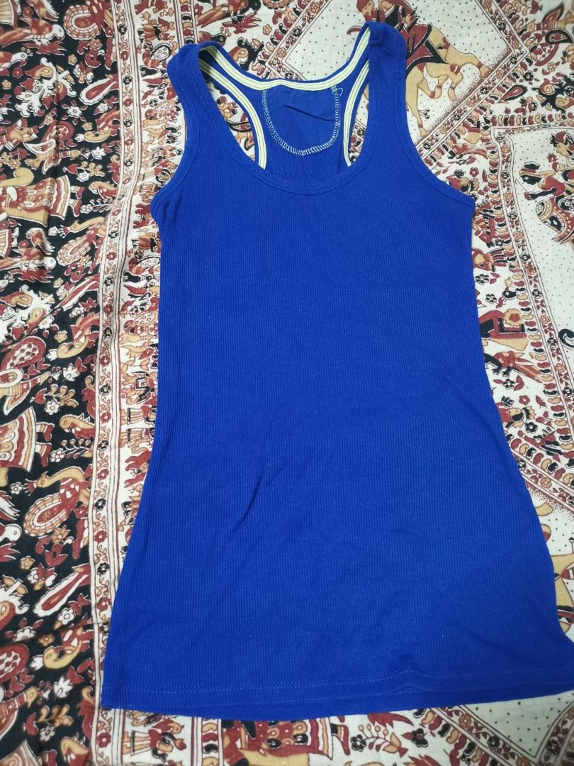 💙 Cobalt blue ribbed tank (Category: Sleeveless) located in Muntinlupa City. Submitted by circleback (Listing ID 1191254275, Image 1). Description: THRIFTED from @/dappy.co ! In a deep cobalt blue color, a perfect bright hue. Stretchy and can fit S-L! Perfect tucked in. Light and perfect for summer. Last photo is from dappy.co :) Feel free to message for more photos / measurements ! :).