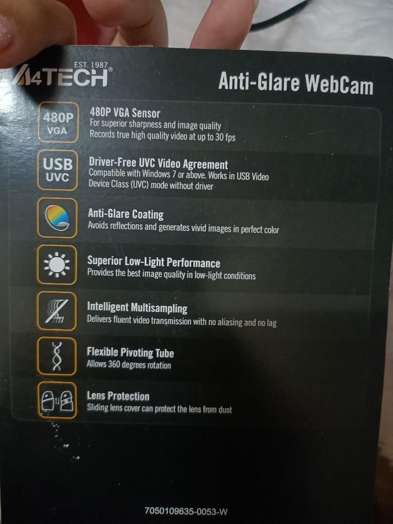 A4 Tech Webcam- Bnew (Category: Webcams) located in Manila. Submitted by ace02_ (Listing ID 1191285570, Image 2). Description: Bnew po ito nabuksan lang. PM lang sa sure buyer thanks!.