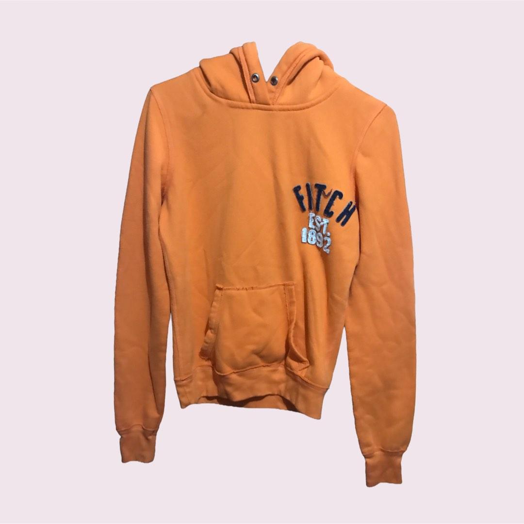 Fitch Bright Orange Sweater Jacket 