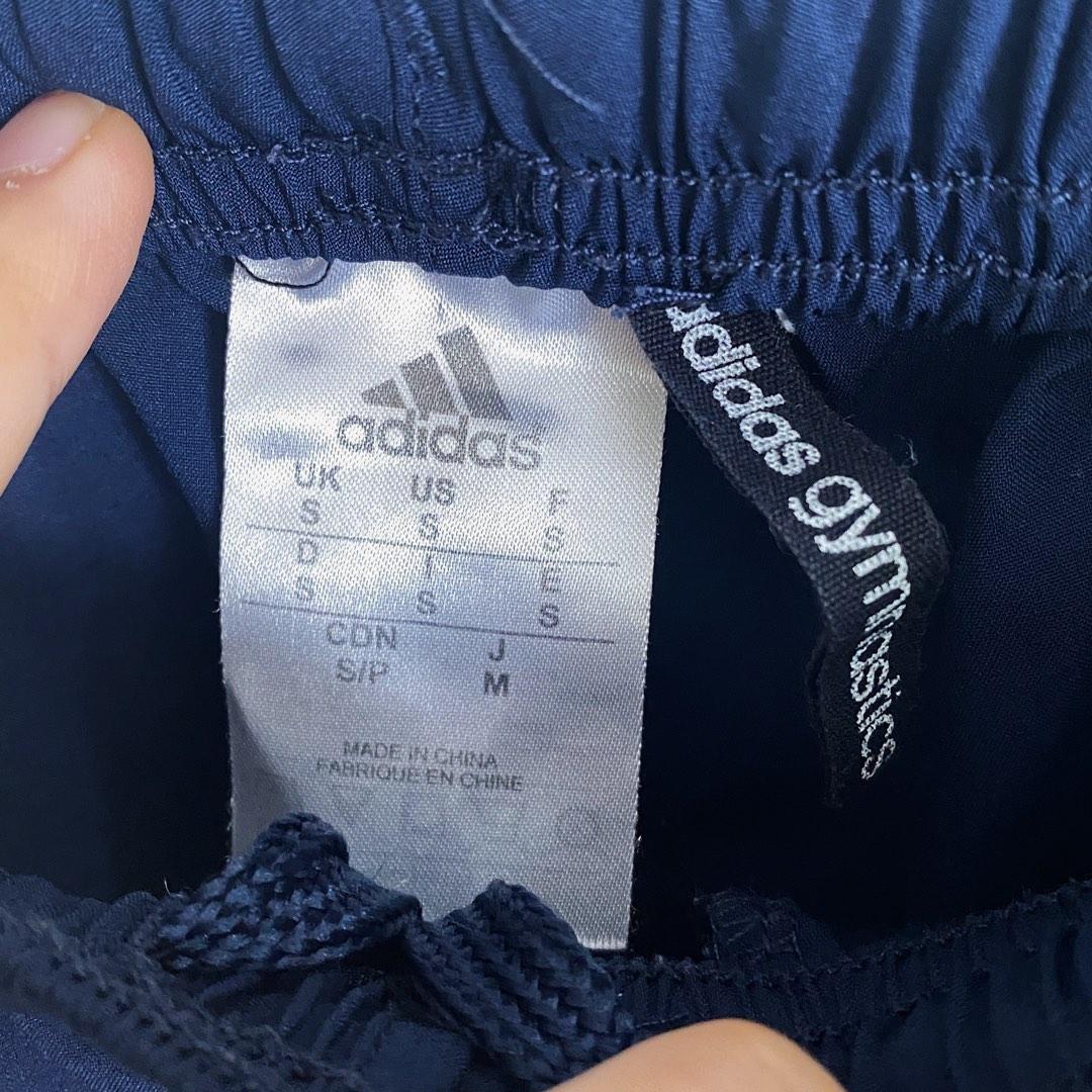 Adidas Navy Blue Baggy Track Pants, Women's Fashion, Bottoms, Other