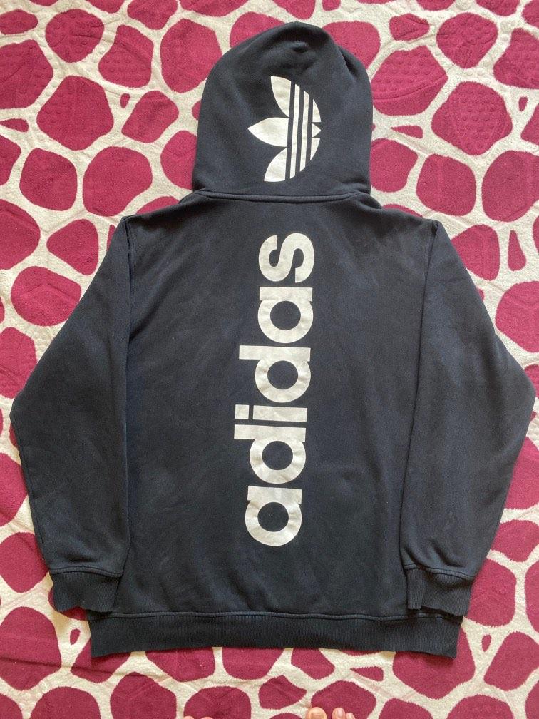 Adidas hoodie hotsell back print