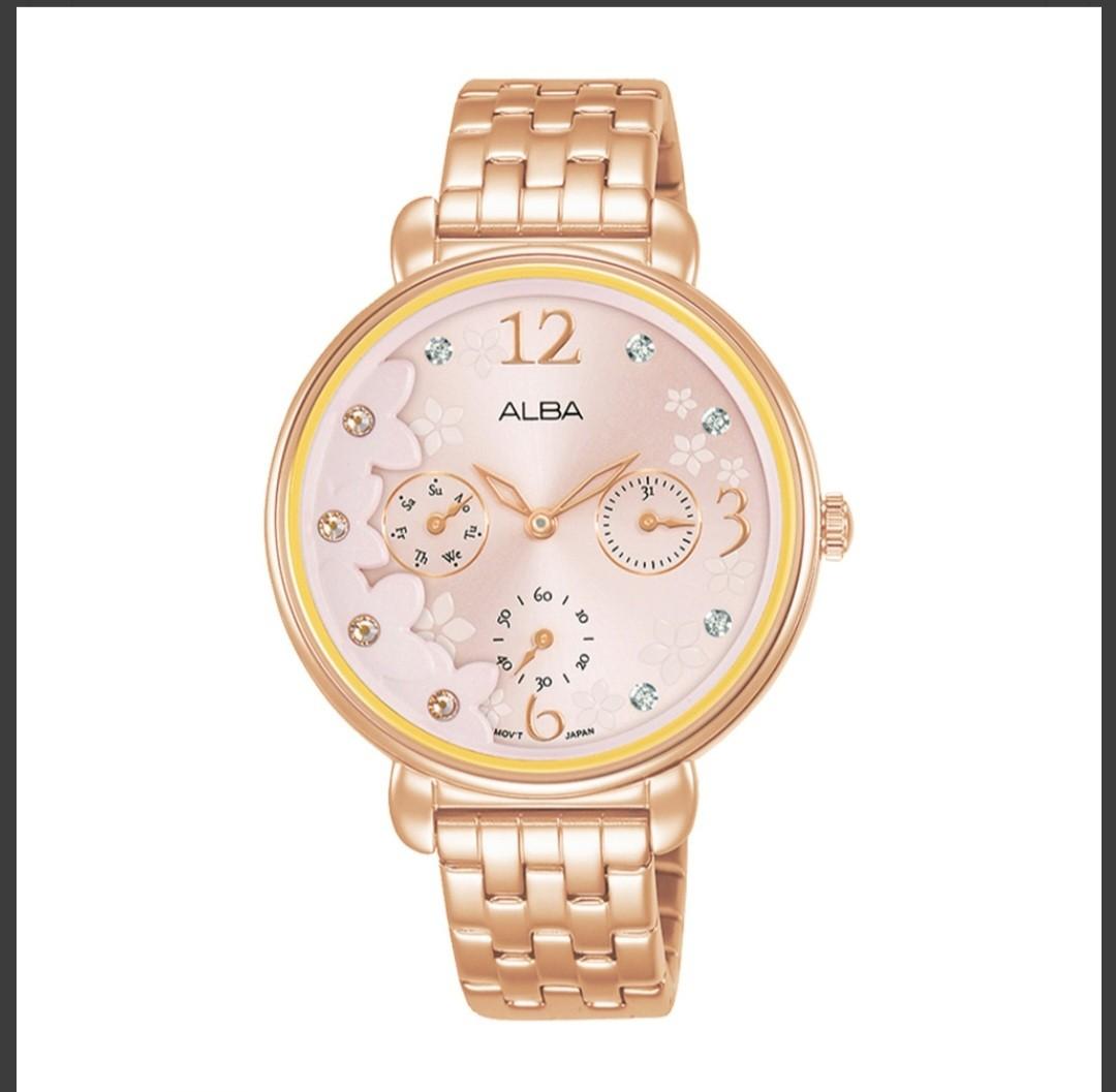 Alba Rose Gold Ladies Watch AP6607X