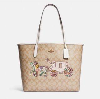 Authentic Coach Horse Print Tote Bag