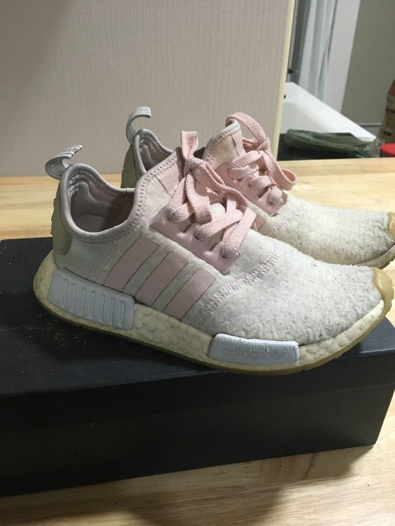 Authentic NMD R1 in Light Pink, Women's Fashion, Footwear, Sneakers on  Carousell