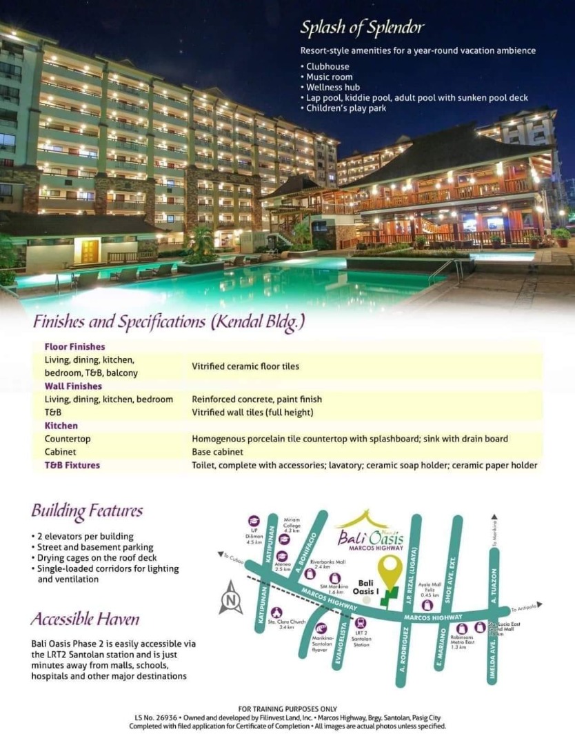 BALI OASIS RESORTSTYLE CONDO ALONG MARCOS HIGHWAY, Property, For Sale, Apartments & Condos on