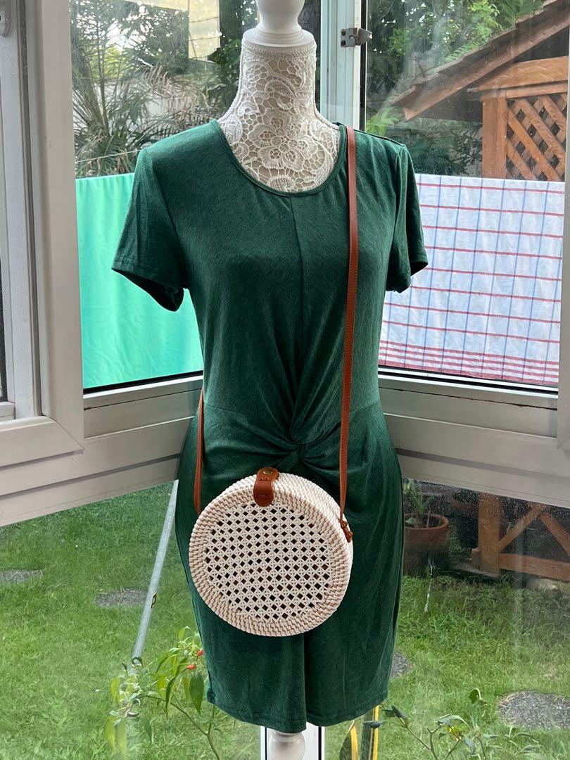 Banig style rattan bag, Women's Fashion, Bags & Wallets, Shoulder Bags