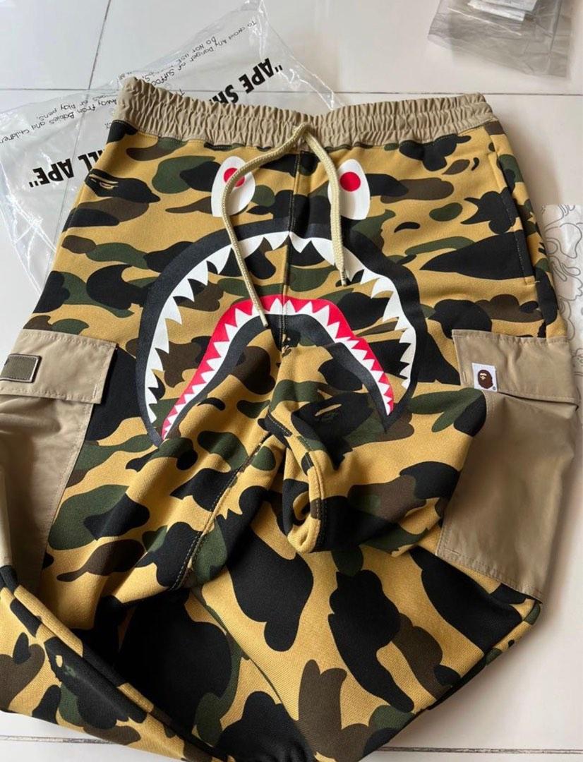 Bape shark camo pants top