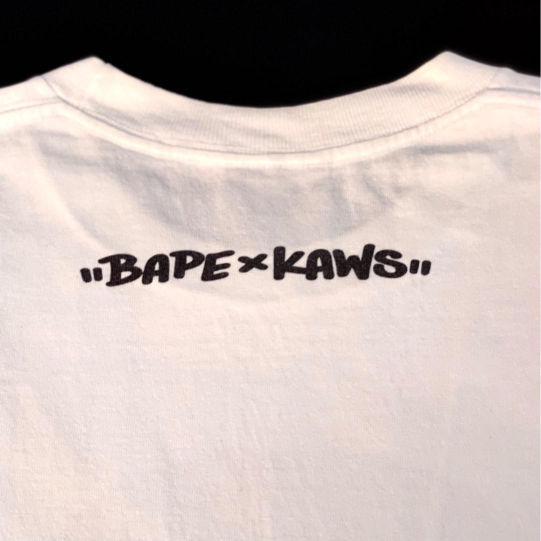 Bape x Kaws Big Head Tee, 男裝, 上身及套裝, T-shirt、恤衫、有領衫