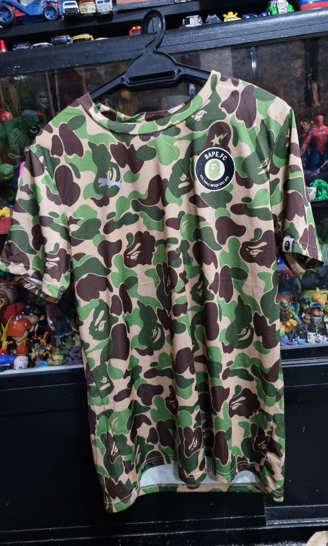 Bape Bathing Ape X Puma 'Bape F.C'15 ABC CAMO Jersey, Men's