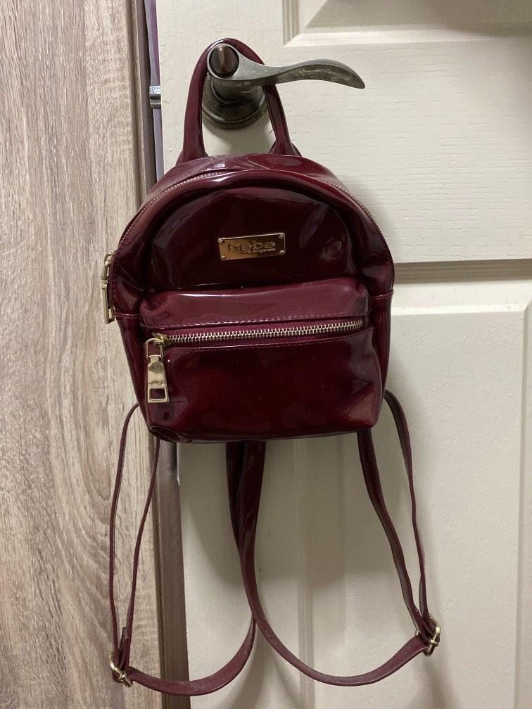 Bebe Los Angeles mini backpack leatherette