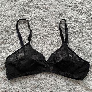 Black Sheer Lace Bralette