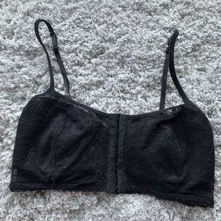 Black soft padded bralette