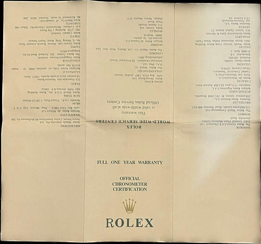 Rolex on sale calle serrano