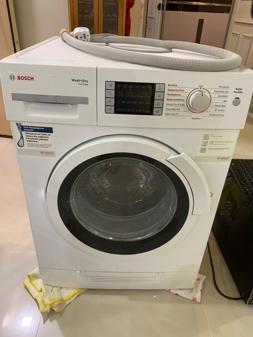 Bosch front load washer & dryer, TV & Home Appliances, Washing Machines